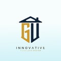 Create a logo to trust and confidence in home buyers & seller. vector logo design idea Royalty Free Stock Photo