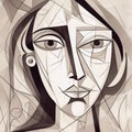 Create Picasso-style Line Art Portrait Of Amanda