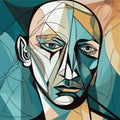 Create A Picasso-style Line Art Portrait Of Christopher
