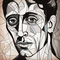 Create A Picasso-style Line Art Portrait Of Dylan