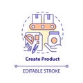 Create product concept icon