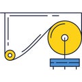 Create solution icon experiment vector flat design