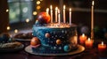 Create a space-themed birthday celebration