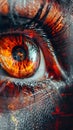 Create a striking visual representation of solipsism through a low-angle view. Generative AI Illustration.