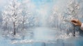 Create Stunning Frost Landscapes With Palette Knife And Oil Paints