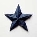 Create A Stunning Origami Star With Navy Blue Paper