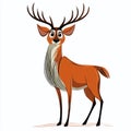 Create Stunning Visuals of Jealous Deer A Powerful Visual Prompt Generator for Artistic Exploration Royalty Free Stock Photo