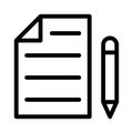 Create thin line vector icon Royalty Free Stock Photo
