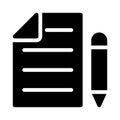 Create glyph flat vector icon Royalty Free Stock Photo