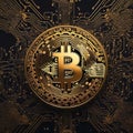 Visualizing Crypto: AI Artistry in Bitcoin Realms - Decoding the Essence of Blockchain and Decentralized Finance