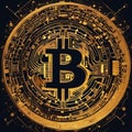 Visualizing Crypto: AI Artistry in Bitcoin Realms - Decoding the Essence of Blockchain and Decentralized Finance