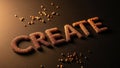 Create Word Art Royalty Free Stock Photo