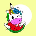 Create your own unicorn - big vector collection. Unicorn constructor. Cute unicorn face.