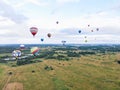 hot air balloon festival in Yaroslavl region Russia