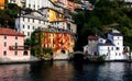 Lake Como aerial view magnificent landscape