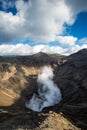 Creater of Mount Bromo volcano in Bromo Tengger Semeru National Park