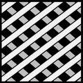 Creating Alternating Black And White Squares In 4x4 Grid Twill Weave