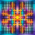 Creating Alternating Color Squares In A Damask Grid Pattern