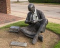 `Creating` by artist Seward Johnson Jr. in Lincoln Square in the City of Arlington, Texas.