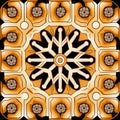 Creating An Authentic German Hefeweizen Inspired Tile Pattern Design Royalty Free Stock Photo