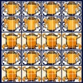 Creating An Authentic German Hefeweizen Inspired Tile Pattern Design Royalty Free Stock Photo