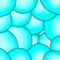 Circle Graphic For Background Or Wallpaper In 2D Illustrations With Blue Color Combination