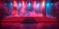Creating a Dynamic Visual Experience: A Vibrant Stage with LED Panels, Holographic Displays, and