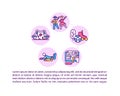 Creating family traditions and memories concept icon with text