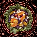 Healthy salad. Generative AI Royalty Free Stock Photo