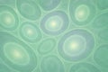 Creating an organic pattern background, featuring a network of vibrant green cells with bright centers, forms a seamless and Royalty Free Stock Photo