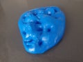 Creating patterns with blue slime