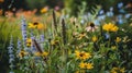 Creating a Pollinator-Friendly Garden Royalty Free Stock Photo