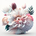 Creating realistic flowers in art requires attention to detail