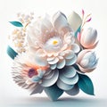 Creating realistic flowers in art requires attention to detail