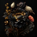 Creating realistic flowers in art requires attention to detail