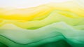 Creating a smooth yellow and green gradient, this wavy abstract background evokes rolling hills, making it ideal for nature Royalty Free Stock Photo