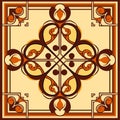 Creating A Stunning Scottish Ale Tile Pattern Royalty Free Stock Photo