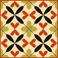 Creating A Unique Belgian Dubbel Tile Pattern Royalty Free Stock Photo