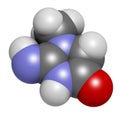 Creatinine molecule. Creatine breakdown product. Creatinine clearance is used to measure kidney function