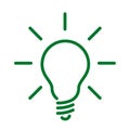 Creation ideas bulb, business idea - vector