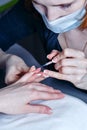 Creation manicure Royalty Free Stock Photo