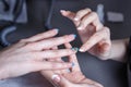 Creation manicure Royalty Free Stock Photo