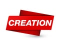 Creation premium red tag sign