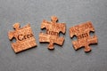 Creationism Jigsaw Mismatched Royalty Free Stock Photo