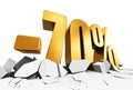 70 percent sale and discount advertisement concept Royalty Free Stock Photo