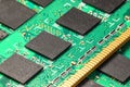 Computer DRAM memory modules Royalty Free Stock Photo