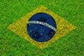 Creative Abstract Flag of Brazil Royalty Free Stock Photo
