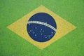 Creative Abstract Flag of Brazil Royalty Free Stock Photo