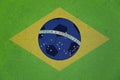 Creative Abstract Flag of Brazil Royalty Free Stock Photo