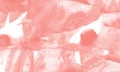 Creative abstract hand painted background with coral pink color Royalty Free Stock Photo